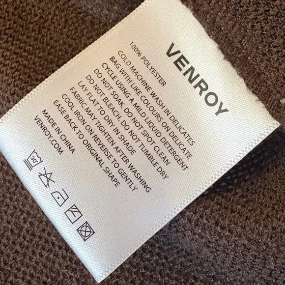 VENROY Tie Cover Up Cardigan Vacation Size XS - Picture 6 of 9